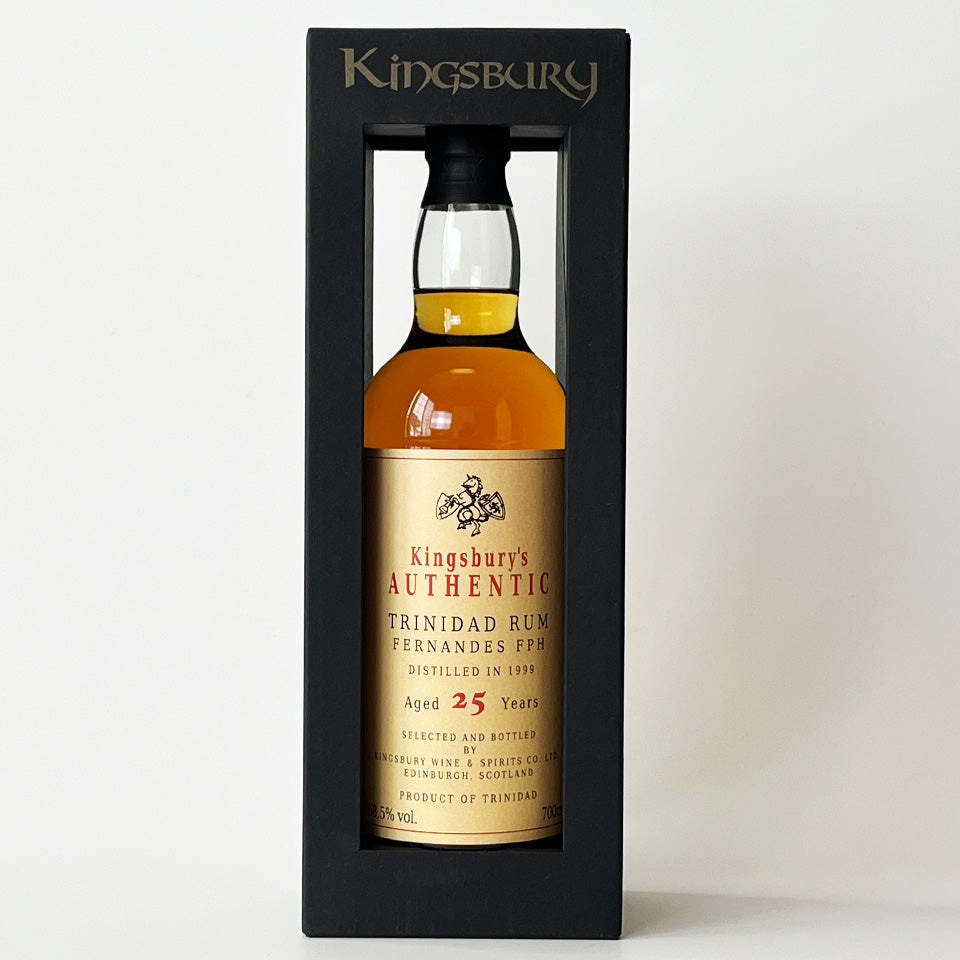 ラム/Kingsbury's AUTHENTIC TRINIDAD RUM FERNANDES FPH (キングスバリー オーセンティック ラム トリニダード)25年熟成 1999【正規輸入品】