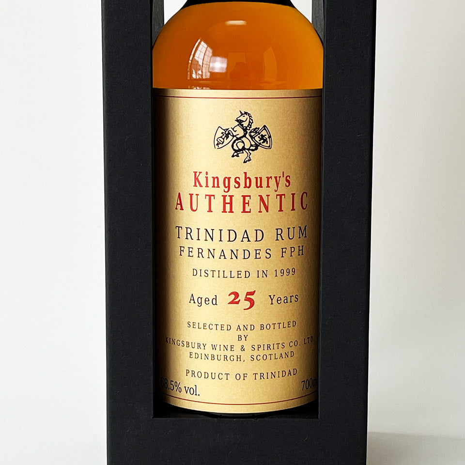 ラム/Kingsbury's AUTHENTIC TRINIDAD RUM FERNANDES FPH (キングスバリー オーセンティック ラム トリニダード)25年熟成 1999【正規輸入品】