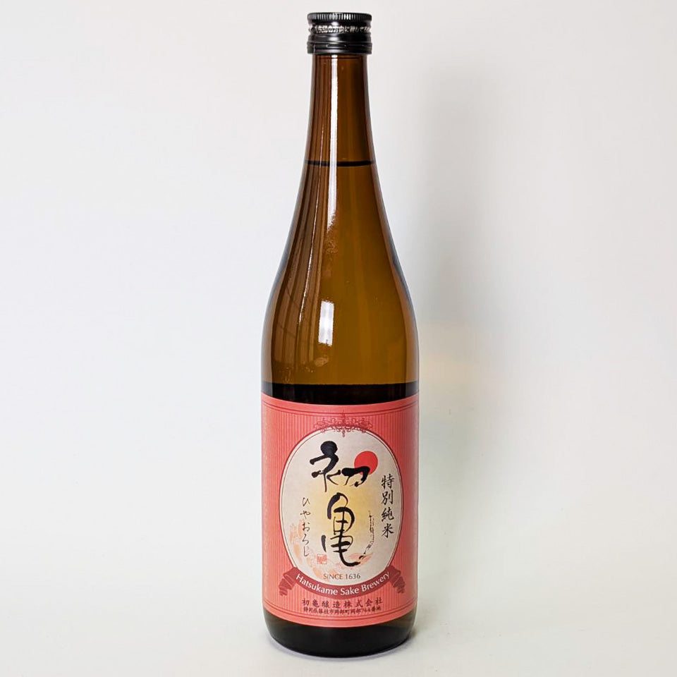初亀 特別純米 ひやおろし 原酒(令和6醸造年度)