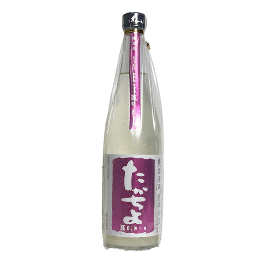 Takachiyo Kasumi Peach, flat-polished rice, unadjusted, unpasteurized sake