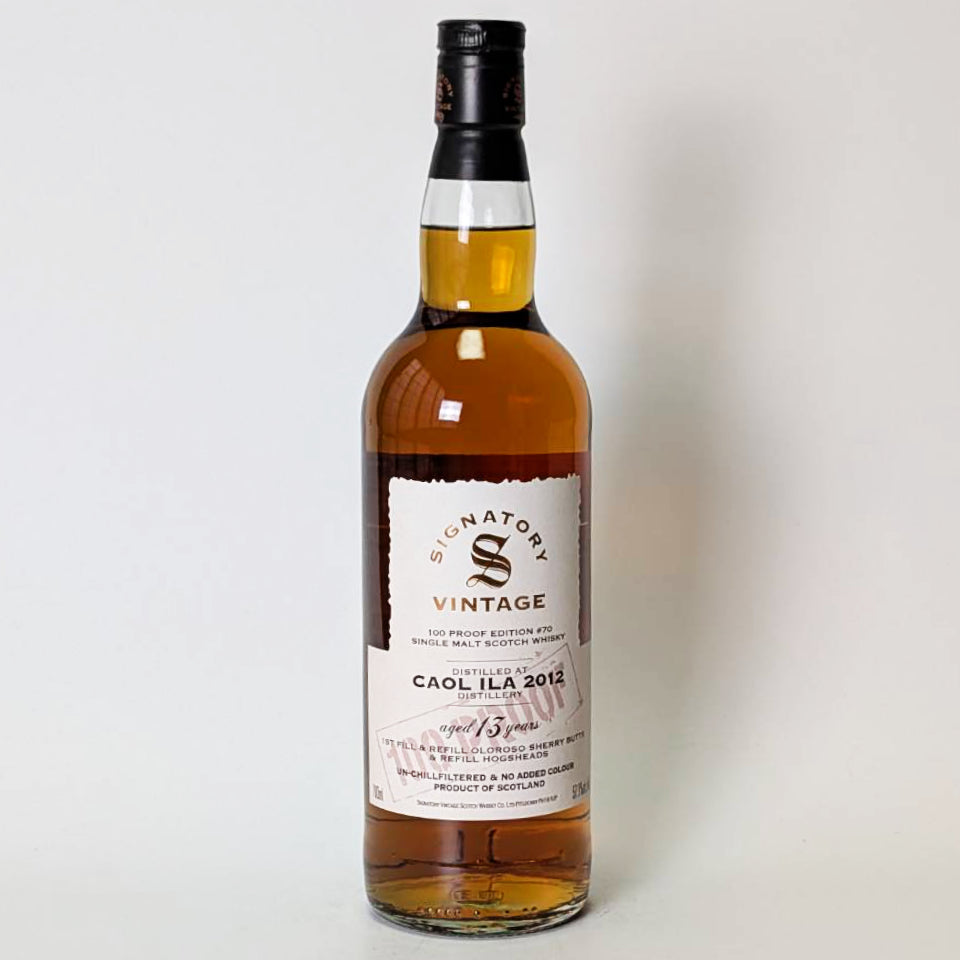 ウィスキー_アイラ／SIGNATORY VINTAGE 100 PROOF EDITION CAOL ILA