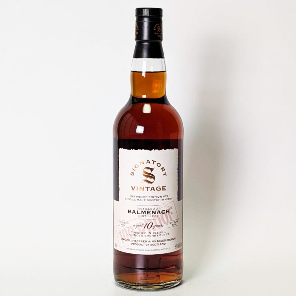 ウィスキー_スペイサイド／SIGNATORY VINTAGE 100 PROOF BALMENACH