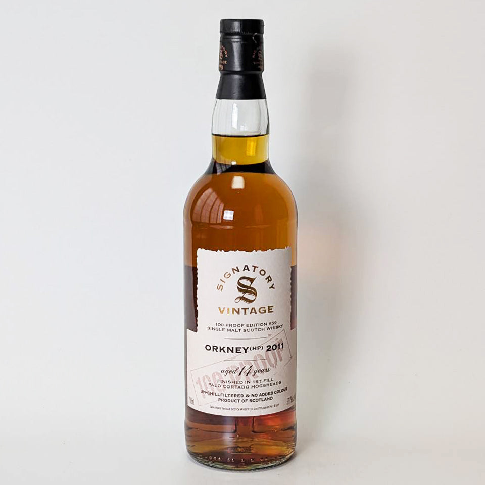 【タイムセール中】オークニー(HP)14年 アモンティリャード＆パロコルタド ウィスキー_アイランズ／SIGNATORY VINTAGE 100 PROOF OAKNEY14(HP