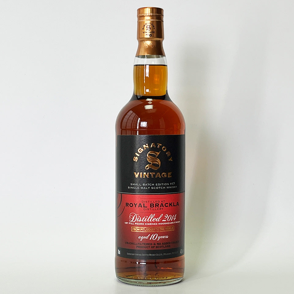 ウィスキー_ハイランド/SIGNATORY VINTAGE SMALL BATCH EDITION ROYAL BLACKLA(シグナトリー・ヴィンテージ スモール・バッチ・エディション ロイヤル・ブラックラ)10年 2014【正規輸入品】