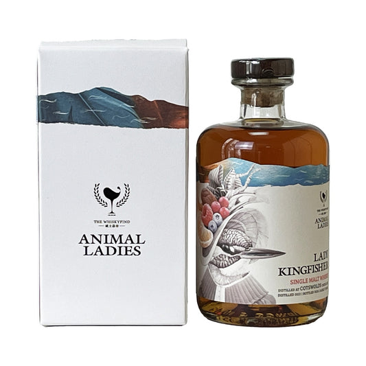 ウィスキー_イギリス/THE WHISKYFIND ANIMAL LADIES  Lady Kingfisher COTSWOLDS(ウイスキーファインド アニマル・レディーズ レディー・キングフィッシャー コッツウォルズ)7年 2017【正規輸入品】