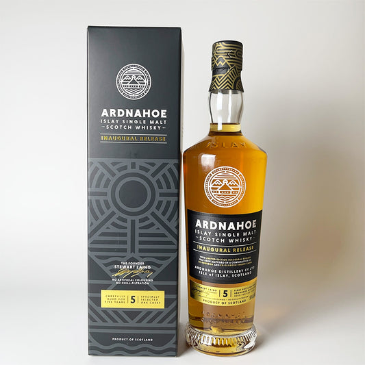 ウィスキー_アイラ/ARDNAHOE ISLAY SHINGLEMALT INAUGURAL RELEASE(アードナッホー ファースト・リリース)5年 50度【正規輸入品】