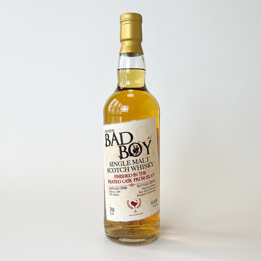 ウィスキー_スペイサイド/THE WHISKYFIND BAD BOY #2 Speyside FINISHED IN THE PEATED CASK FROM ISLAY(ウィスキーファインド バッド・ボーイ #2 カリラ・フィニッシュ)7年 2016【正規輸入品】