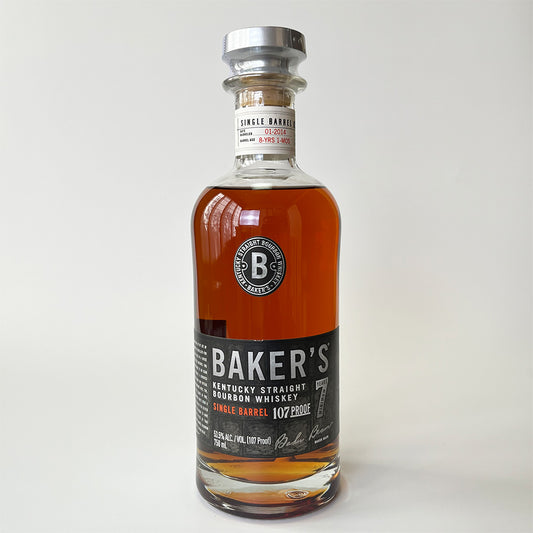 Baker's Single Barrel 7 Years 107 Proof Whiskey Bourbon (Officially Imported)