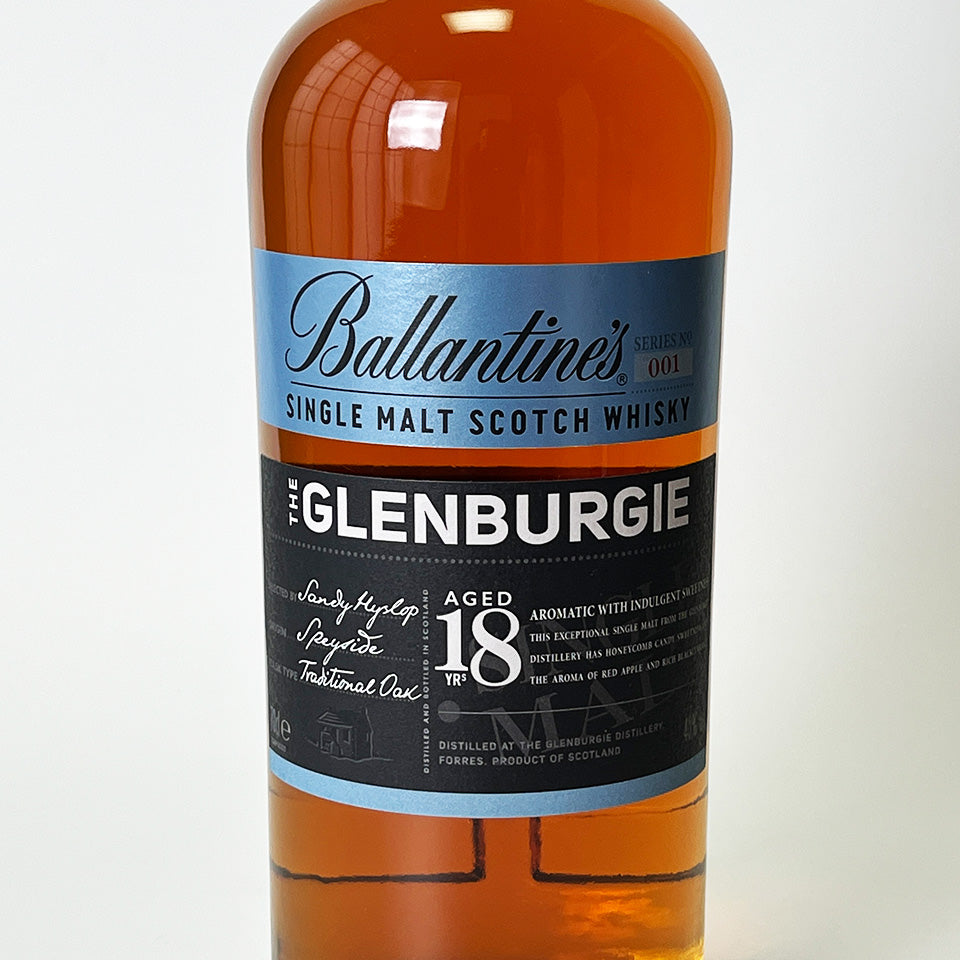ウィスキー_スペイサイド/Ballantine's The GLENBURGIE(バランタイン シングルモルト グレンバーギー)18年【正規輸入品】