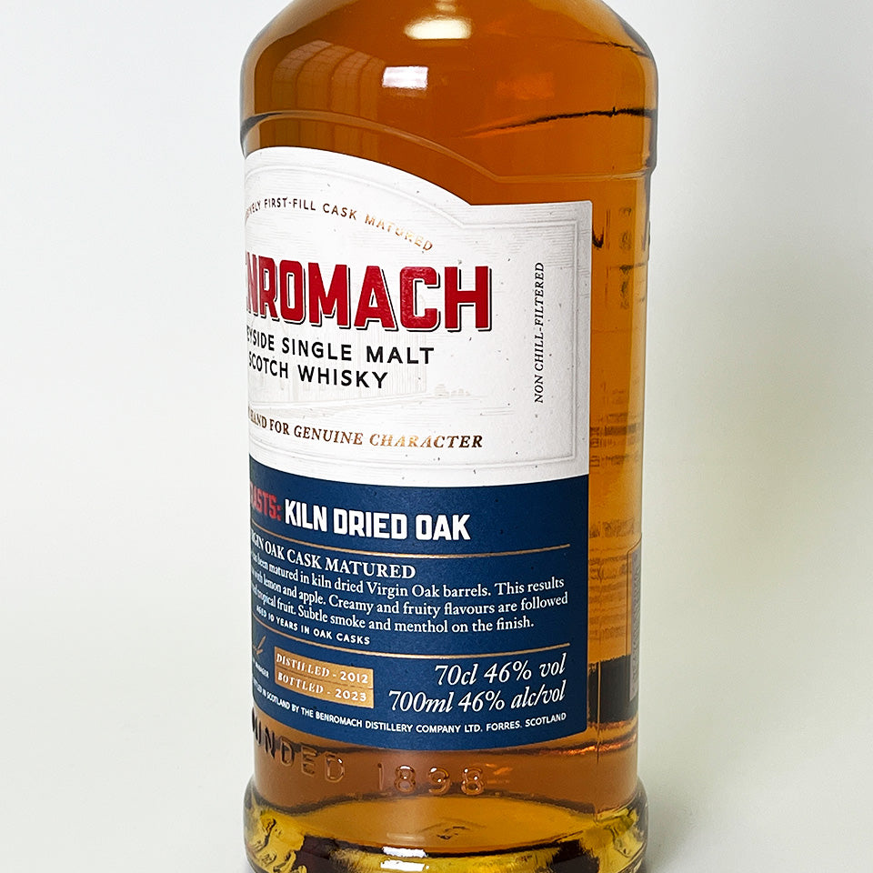 ウィスキー_スペイサイド/BENROMACH CONTRASTS :KILIN DRIED OAK VIRGIN OAK CASK 10年 2012(ベンロマック キルン・ドライ バージン・オーク樽熟成)【正規輸入品】