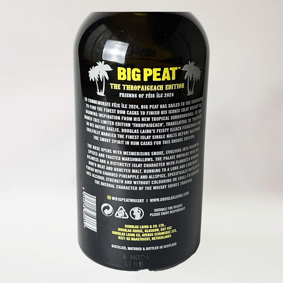 ウィスキー_アイラ/BIG PEAT THROPAIGEACH EDITION(ビッグピート トロピカル・エディション)アイラ・フェス 2024限定ボトル 【正規輸入品】