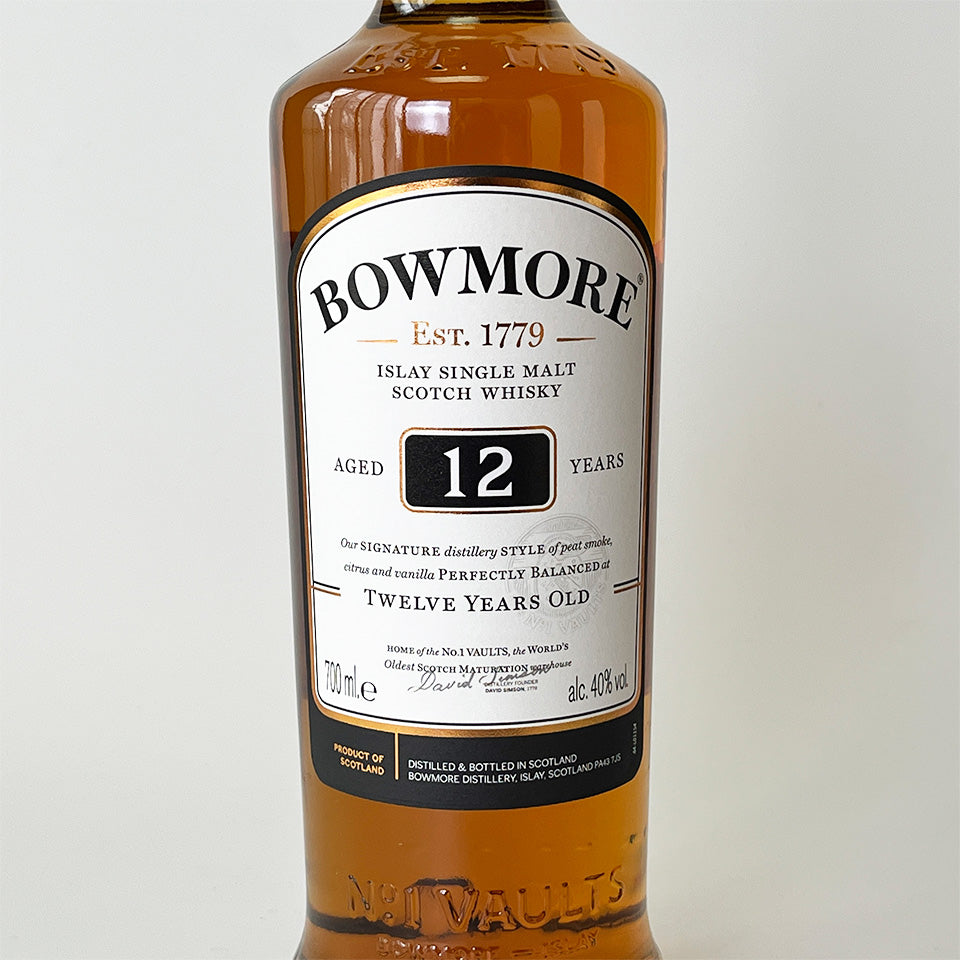 BOWMORE 12 Year Old Islay Whisky (Officially Imported)