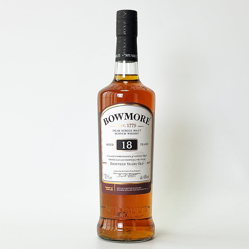 BOWMORE 18 Year Old Islay Whisky (Officially Imported)