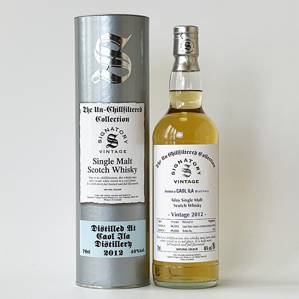 ウィスキー_アイラ/SIGNATORY VINTAGE Un-Chillfiltered Collection CAOL ILA(シグナトリー・ヴィンテージ カリラ アン・チルフィルタード・コレクション) 10年 2012【正規輸入品】