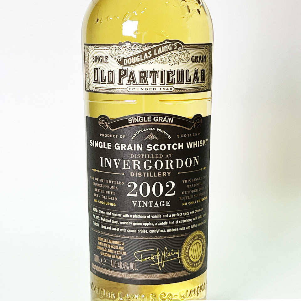 ウィスキー_ハイランド/OLD PARTICULAR INVERGORDON SINGLE GRAIN(オールド・パティキュラー インバーゴードン シングル・カスク)2002(19年熟成)【正規輸入品】