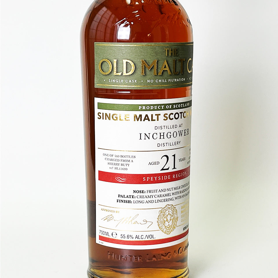 ウィスキー_スペイサイド/THE OLD MALT CASK INCHGOWER SINGLE CASK CASK STRENGTH(ザ・オールド・モルト・カスク インチガワー シングル・カスク カスク・ストレングス)21年 1995【正規輸入品】