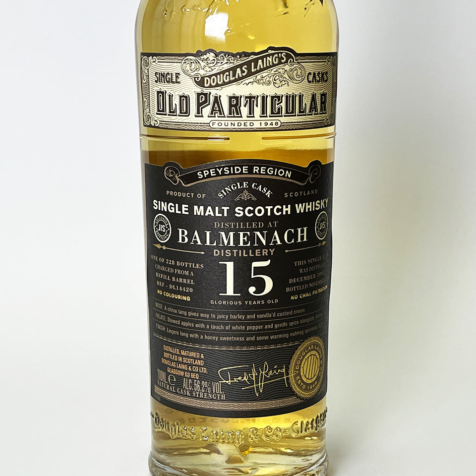 ウィスキー_スペイサイド/OLD PARTICULAR BALMENACH SINGLE CASK CASK STRENGTH(オールド・パティキュラー バルメナック シングル・カスク カスク・ストレングス)15年 2004【正規輸入品】