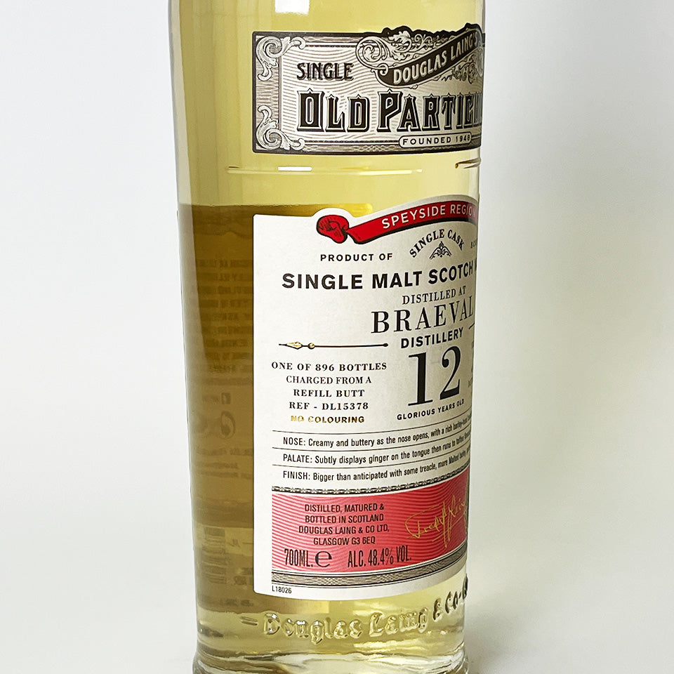 ウィスキー_スペイサイド/OLD PARTICULAR BRAEVAL SINGLE CASK CASK STRENGTH(オールド・パティキュラー ブレイヴァル シングル・カスク)12年 2009【正規輸入品】