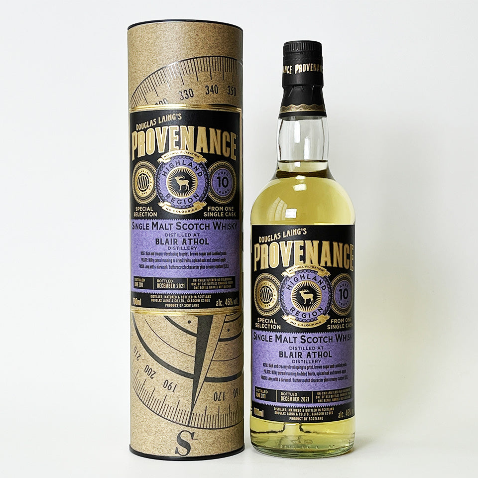 ウィスキー_ハイランド/PROVENANCE BLAIR ATHOL SINGLE CASK(プロヴェナンス ブレア・アソール シングル・カスク)10年 2011【正規輸入品】