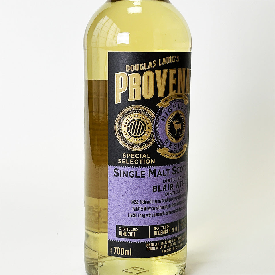 ウィスキー_ハイランド/PROVENANCE BLAIR ATHOL SINGLE CASK(プロヴェナンス ブレア・アソール シングル・カスク)10年 2011【正規輸入品】