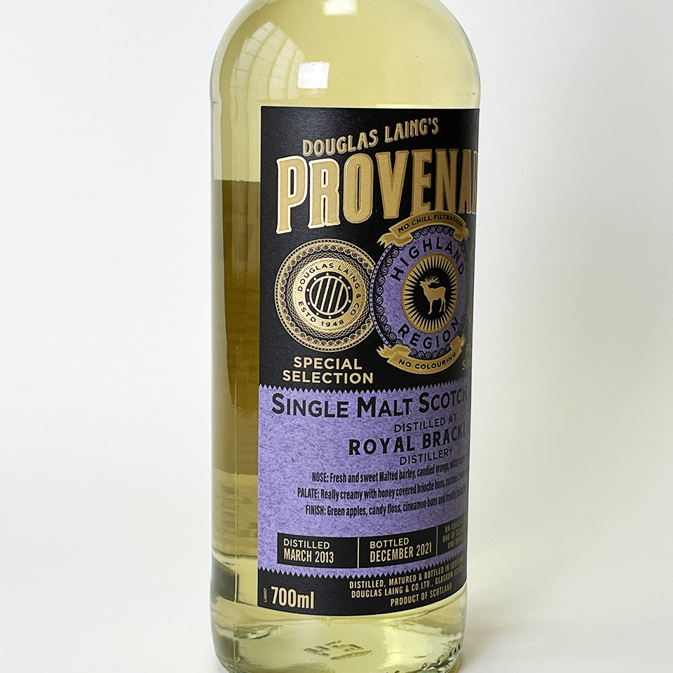 ウィスキー_ハイランド/PROVENANCE ROYAL BRACKLA SINGLE CASK(プロヴェナンス ロイヤル・ブラックラ シングル・カスク)8年 2013【正規輸入品】