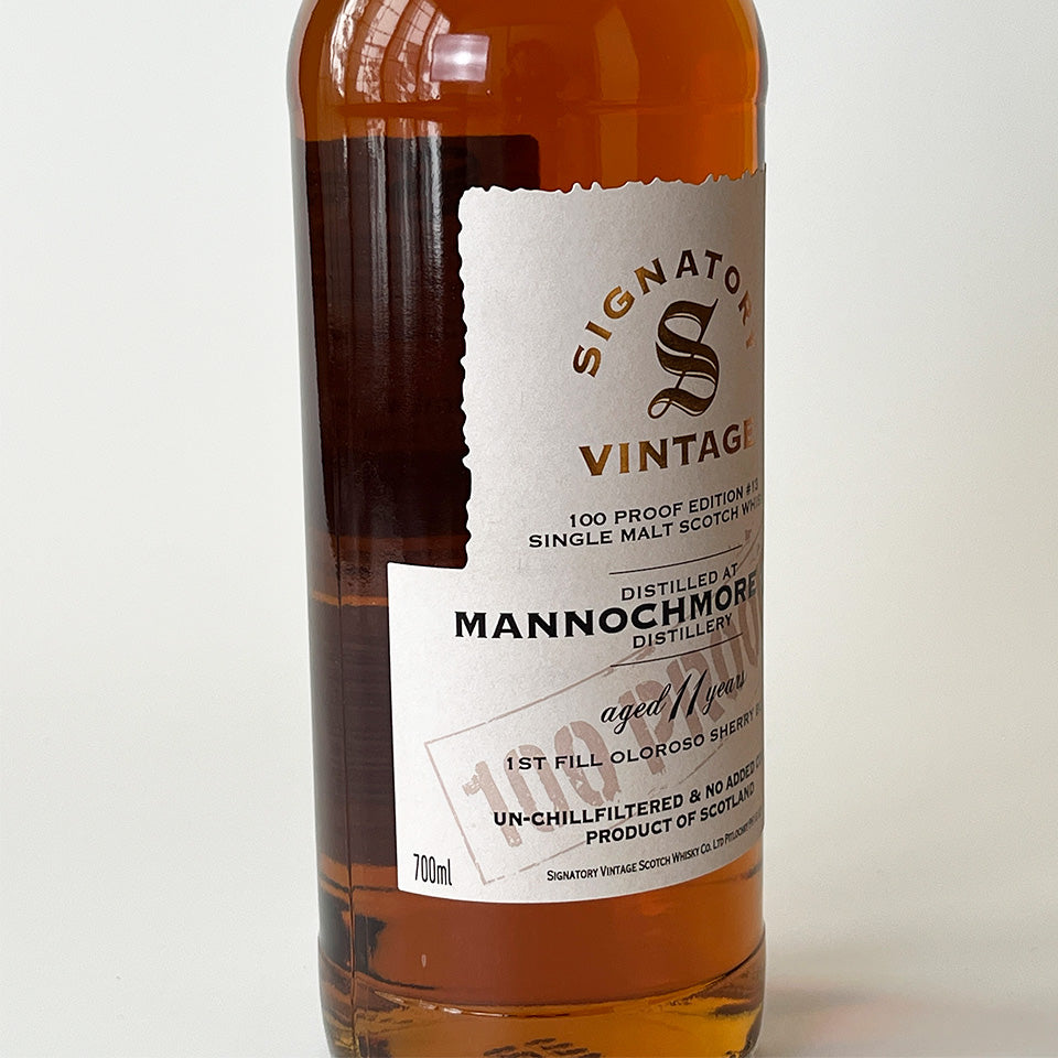 ウィスキー_スペイサイド/SIGNATORY VINTAGE 100 PROOF EDITION MANNOCHMORE(シグナトリー・ヴィンテージ 100プルーフ・エディション マノックモア) 11年 2012【正規輸入品】