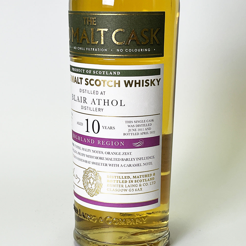 ウィスキー_ハイランド/THE OLD MALT CASK BLAIRATHOL SINGLE CASK(ザ・オールド・モルト・カスク ブレア・アソール シングル・カスク)10年 2011【正規輸入品】