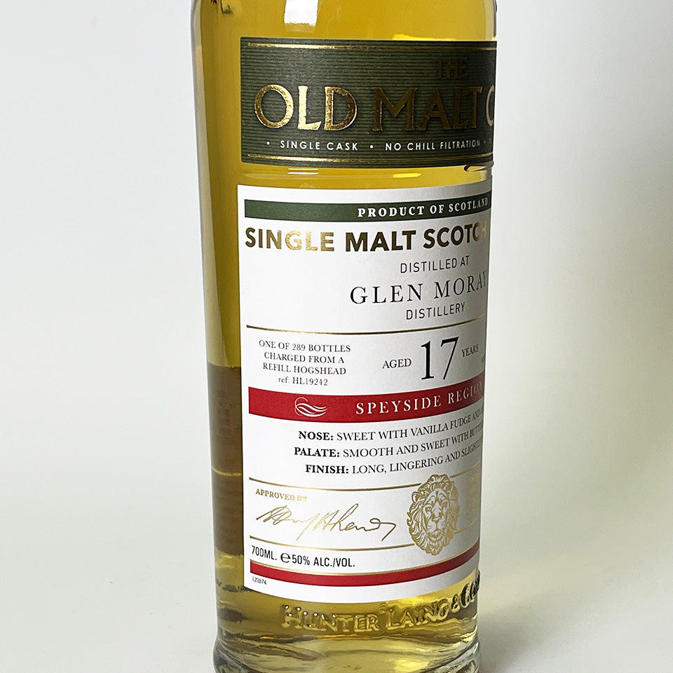 ウィスキー_スペイサイド/THE OLD MALT CASK GLEN MORAY SINGLE CASK(ザ・オールド・モルト・カスク グレン・マレイ シングル・カスク)17年 2004【正規輸入品】