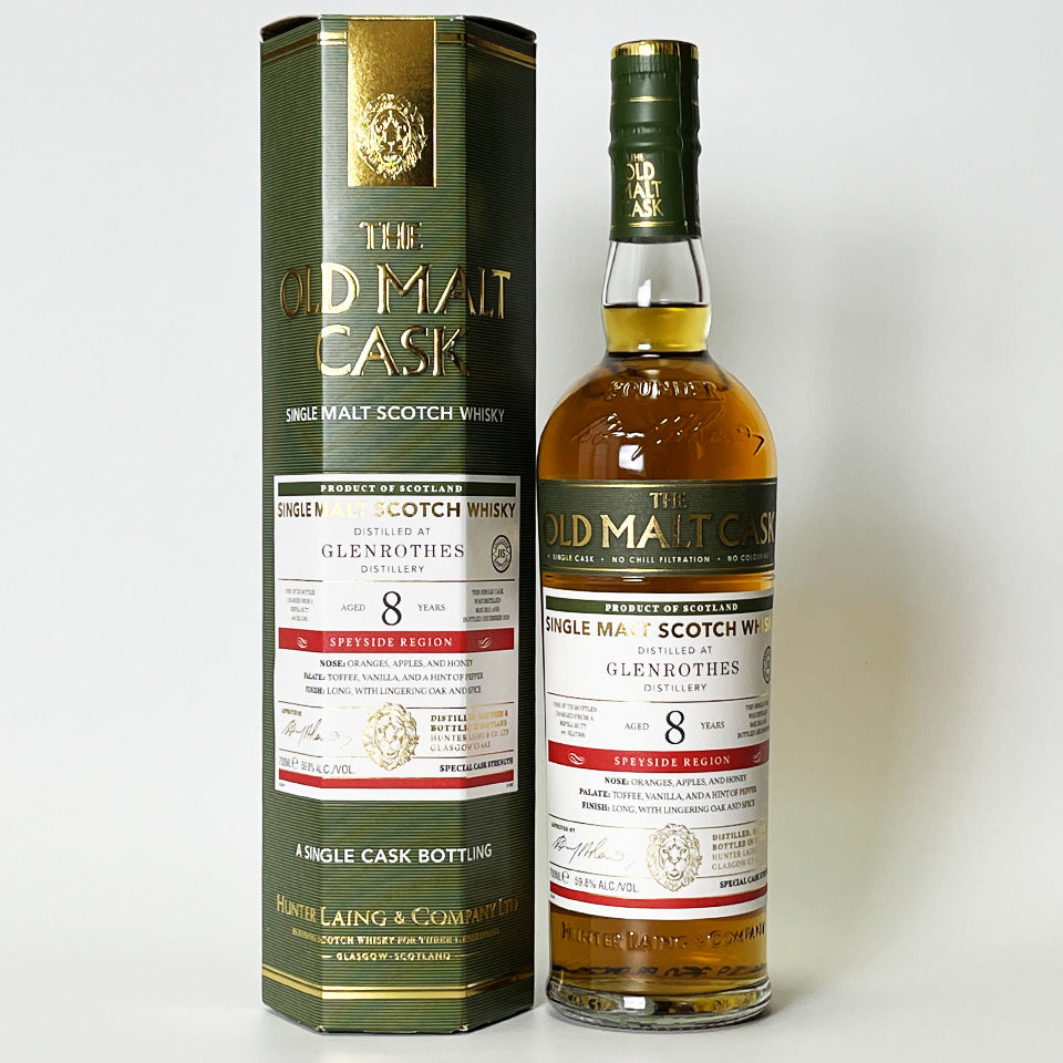ウィスキー_スペイサイド/THE OLD MALT CASK GLENROTHES SINGLE CASK CASK STRENGTH(ザ・オールド・モルト・カスク グレンロセス シングル・カスク カスク・ストレングス)8年 2011【正規輸入品】
