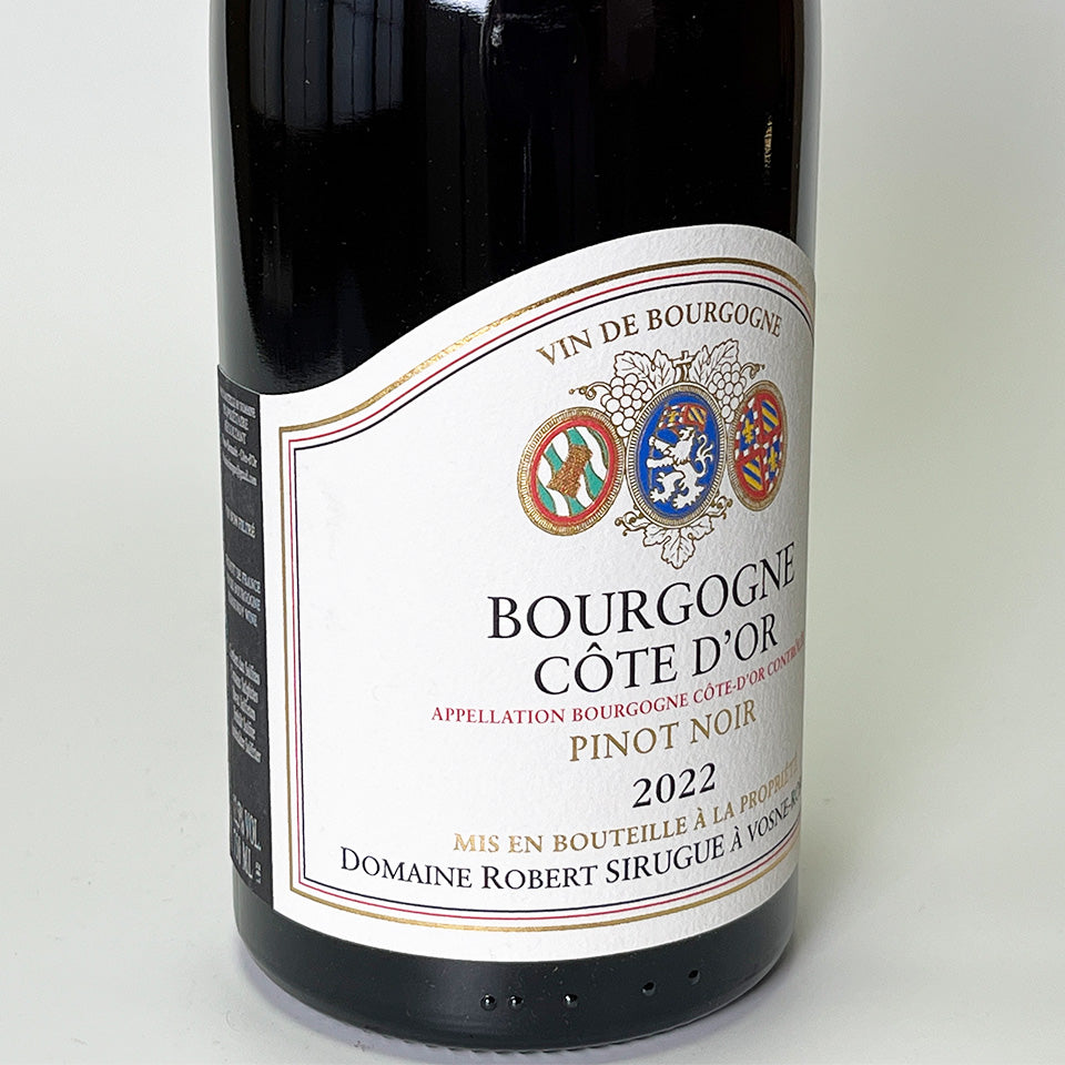 Robert Sirugue Burgundy Cote d'Or Pinot Noir 2022