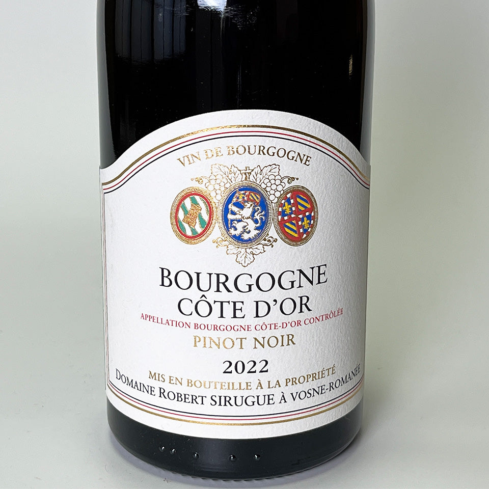 Robert Sirugue Burgundy Cote d'Or Pinot Noir 2022
