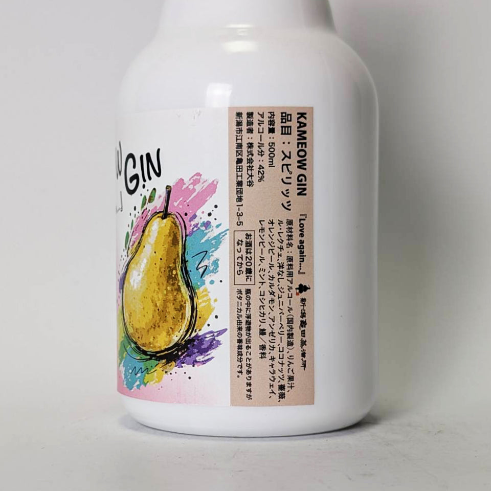 ジン_国産／新潟亀田蒸溜所 KAMEOW GIN Love again