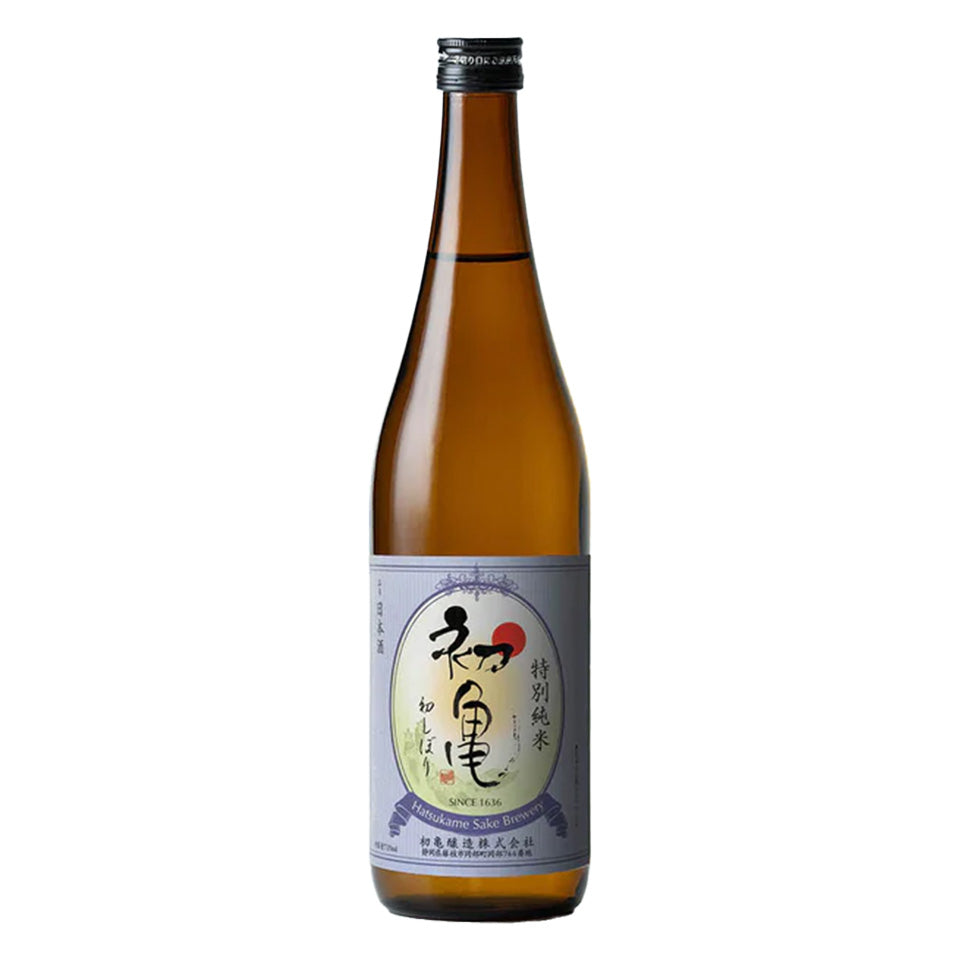 初亀 特別純米 初しぼり 生原酒（令和6醸造年度）