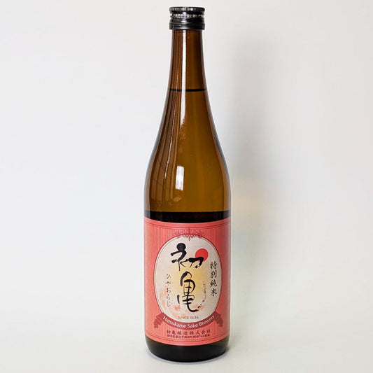 初亀 特別純米 ひやおろし 原酒（令和6醸造年度）
