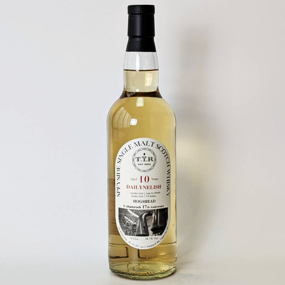 ウィスキー_スペイサイド／DAILYNELISH DAILUAINE DISTILLERY（ダライヌリッシュ ダルユーイン蒸留所）10年 2016 T.I.R for shamrock 17th anniversary【正規輸入品】