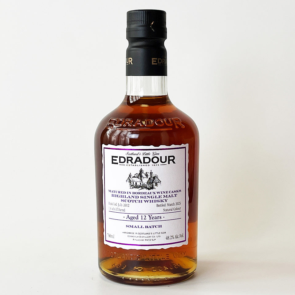 ウィスキー_ハイランド／EDRADOUR BORDEAUX WINE CASK MATURED（エドラダワー ボルドー・ワイン樽熟成）12年 2012【正規輸入品】
