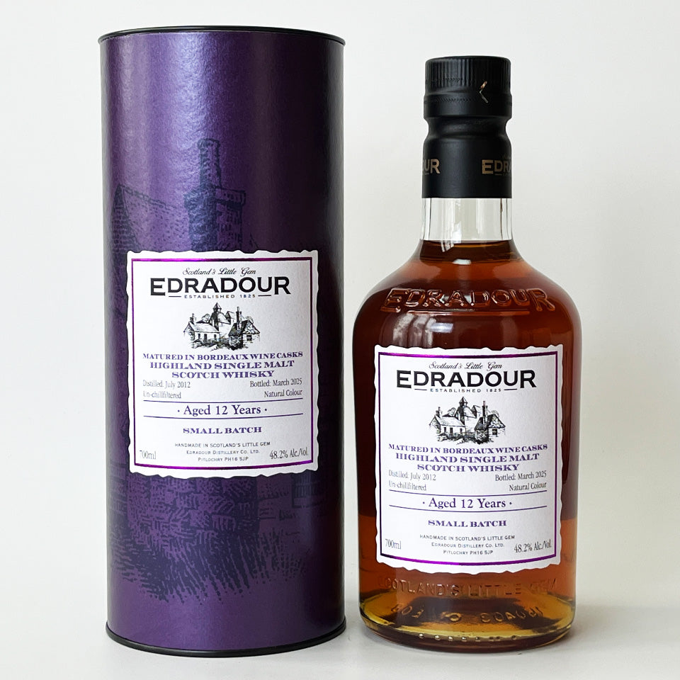 ウィスキー_ハイランド／EDRADOUR BORDEAUX WINE CASK MATURED（エドラダワー ボルドー・ワイン樽熟成）12年 2012【正規輸入品】