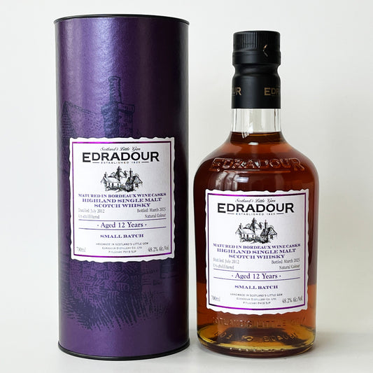 ウィスキー_ハイランド／EDRADOUR BORDEAUX WINE CASK MATURED（エドラダワー ボルドー・ワイン樽熟成）12年 2012【正規輸入品】