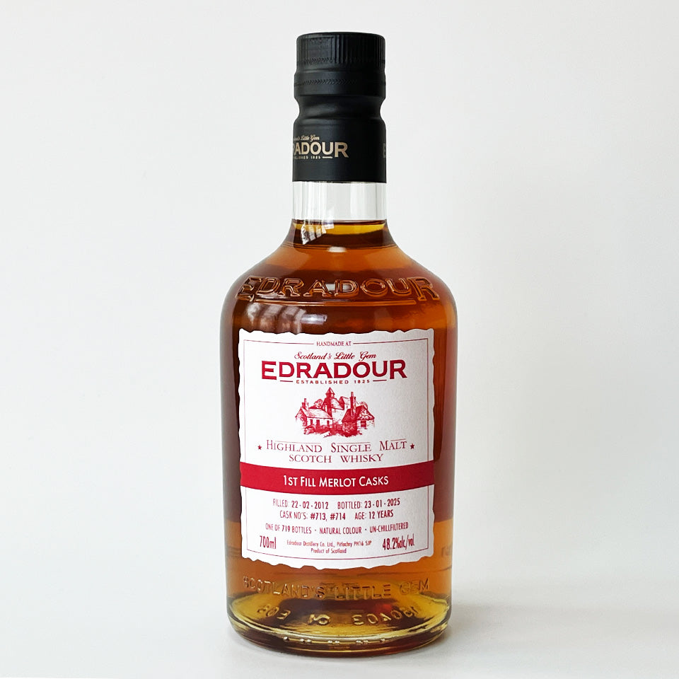 ウィスキー_ハイランド／EDRADOUR MERLOT CASK（エドラダワー メルロー・ワイン樽）12年 2012【正規輸入品】