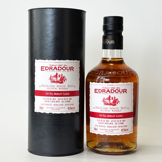ウィスキー_ハイランド／EDRADOUR MERLOT CASK（エドラダワー メルロー・ワイン樽）12年 2012【正規輸入品】