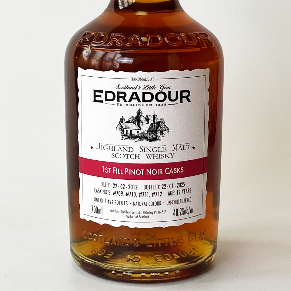 ウィスキー_ハイランド／EDRADOUR PINOT NOIR CASK（エドラダワー ピノ・ノワール・ワイン樽）12年 2012【正規輸入品】