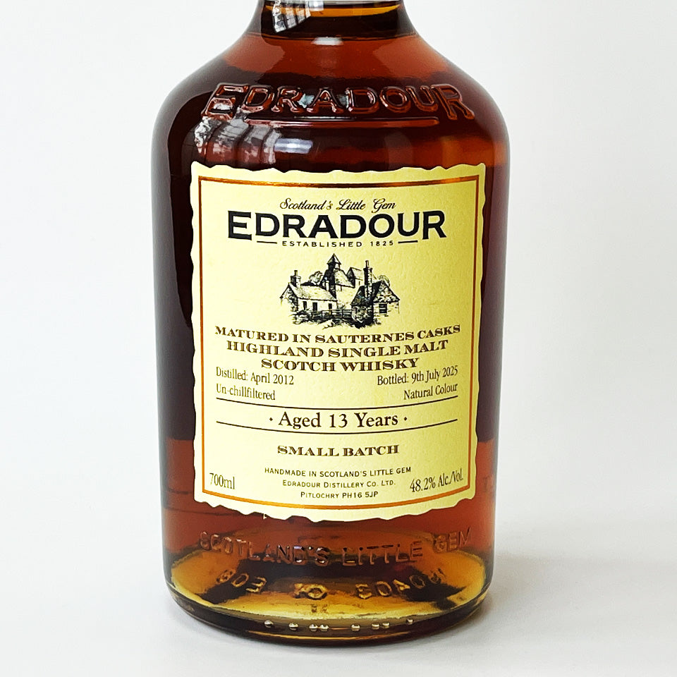 ウィスキー_ハイランド／EDRADOUR SAUTERNES WINE CASK MATURED（エドラダワー ソーテルヌ・ワイン樽熟成）12年 2013【正規輸入品】