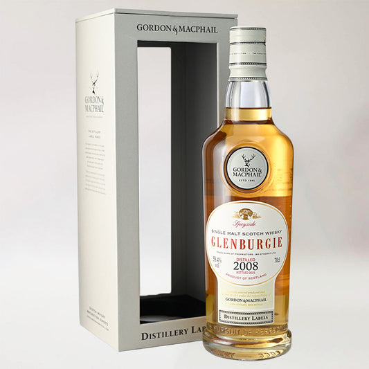 ウィスキー_スペイサイド／ GORDON&MACPHAIL GLENBURGIE CASK STRENGTH FOR JIS（ゴードン＆マクファイル グレンバーギー カスク・ストレングス）2008【正規輸入品】