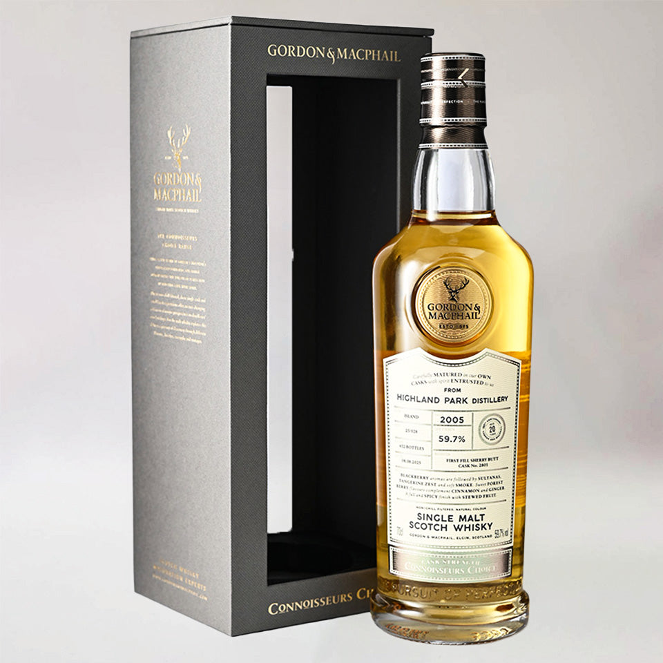 ウィスキー_アイランズ／GORDON&MACPHAIL HIGHLAND PARK CONNOISSEURS CHOICE CASK STRENGTH（ゴードン＆マクファイル ハイランドパーク コニサーズ・チョイス カスク・ストレングス）20年 2005【正規輸入品】
