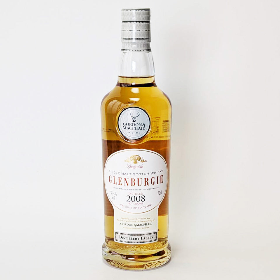 ウィスキー_スペイサイド／ GORDON&MACPHAIL GLENBURGIE CASK STRENGTH FOR JIS（ゴードン＆マクファイル グレンバーギー カスク・ストレングス）2008【正規輸入品】
