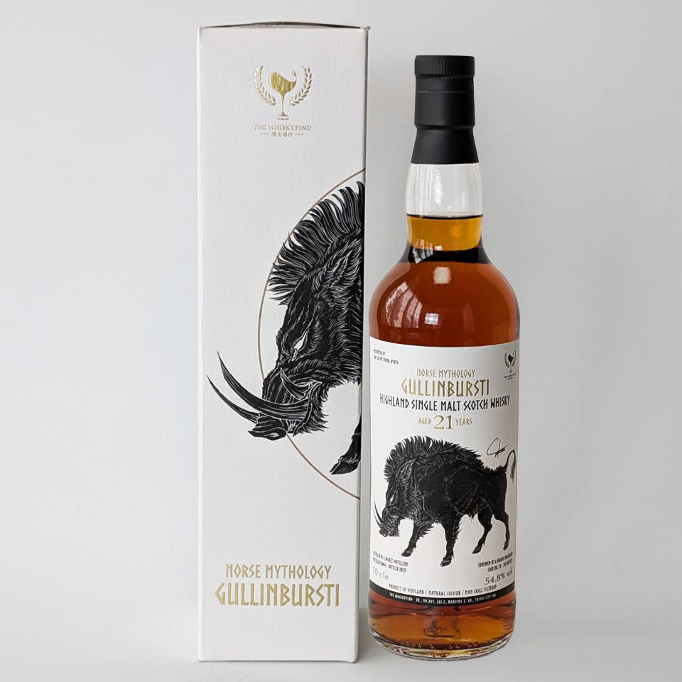 ウィスキー_ハイランド／北欧神話 Gullinbursti Highland Sherry Hogshead（グリンブルスティ ハイランド シェリー樽熟成）21年 2004【正規輸入品】