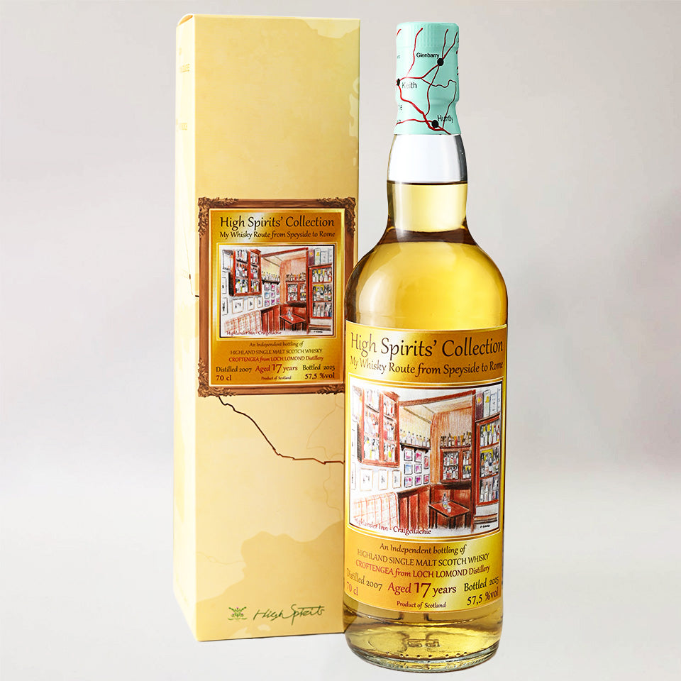 ウィスキー_ハイランド／High Spirits Croftengea From Lochlomond（ハイスピリッツ クロフテンギア ロッホ・ローモンド）17年 2007【正規輸入品】