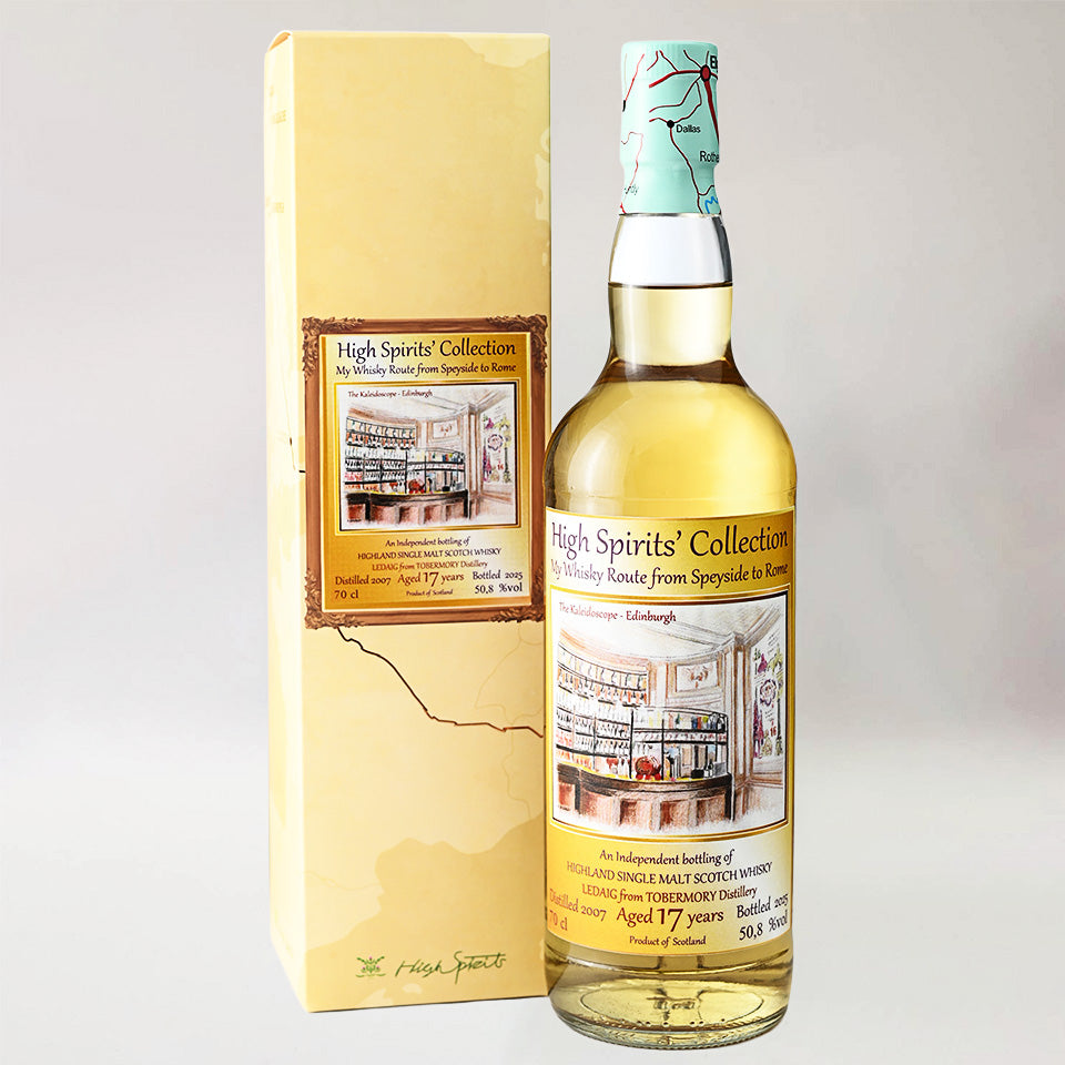 ウィスキー_アイランズ／High Spirits Ledaig From Tobermory（ハイスピリッツ レダイグ トバモリー）17年 2007【正規輸入品】