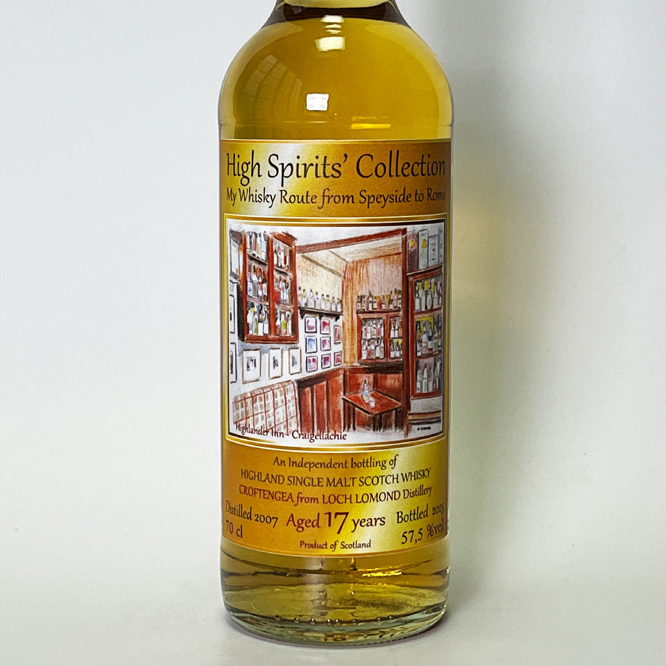 ウィスキー_ハイランド／High Spirits Croftengea From Lochlomond（ハイスピリッツ クロフテンギア ロッホ・ローモンド）17年 2007【正規輸入品】