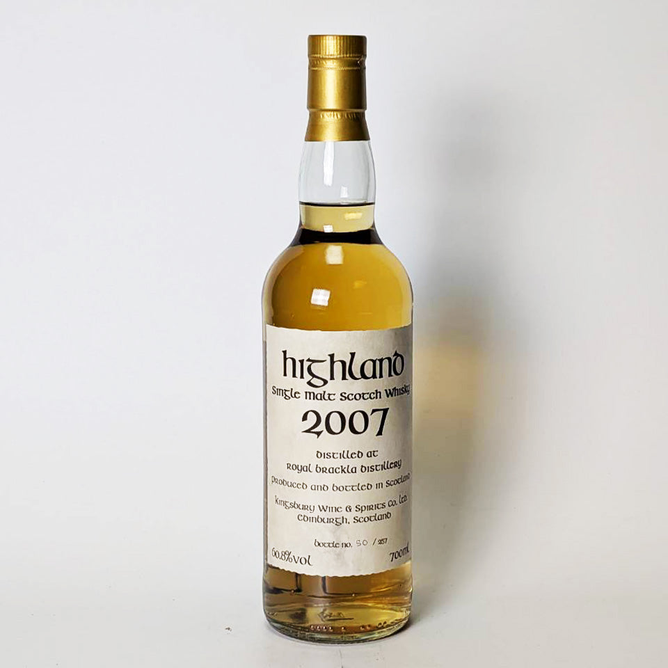 ウィスキー_ハイランド／Kingsbury Celtic Royal Brackla（キングスバリー ケルティック ロイヤル・ブラックラ）18年 2007【正規輸入品】